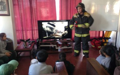 Visita a los Bomberos 3° año, 2017